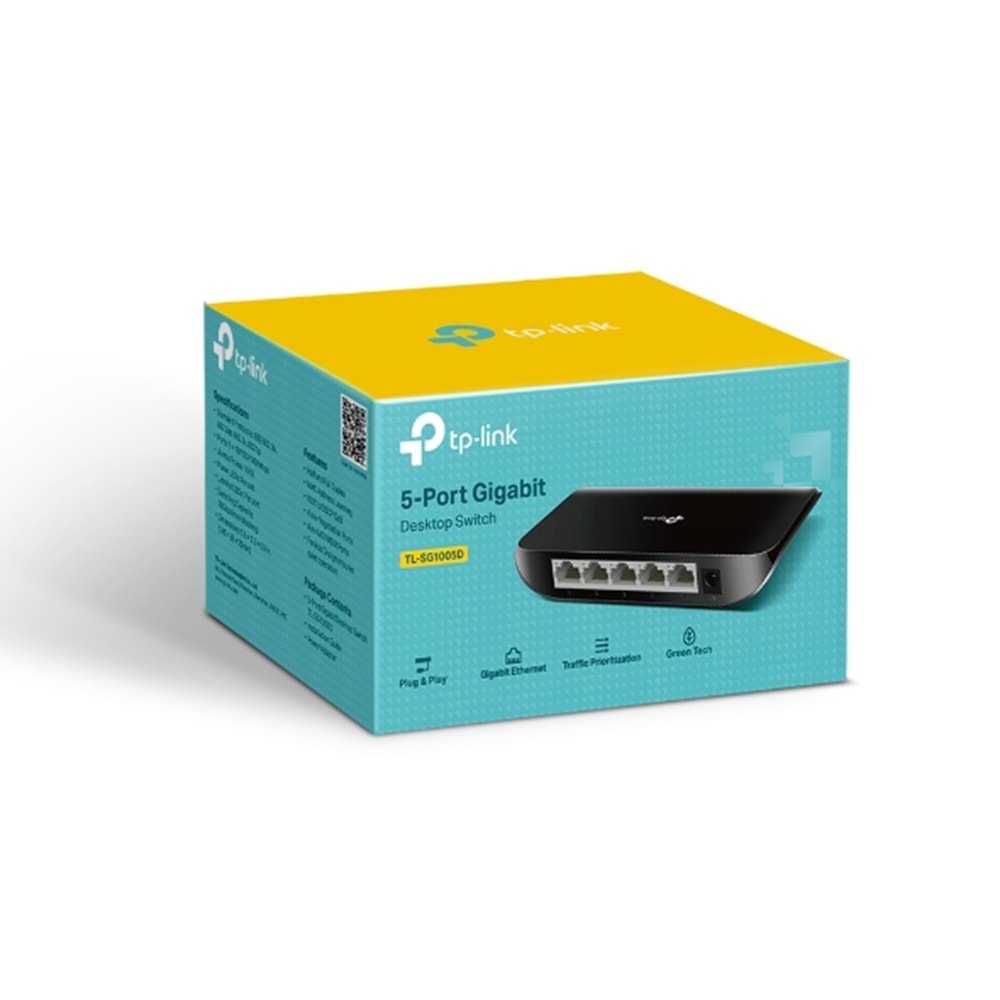 TP-LINK 5 PORT GIGABIT SWITCH TL-SG1005D