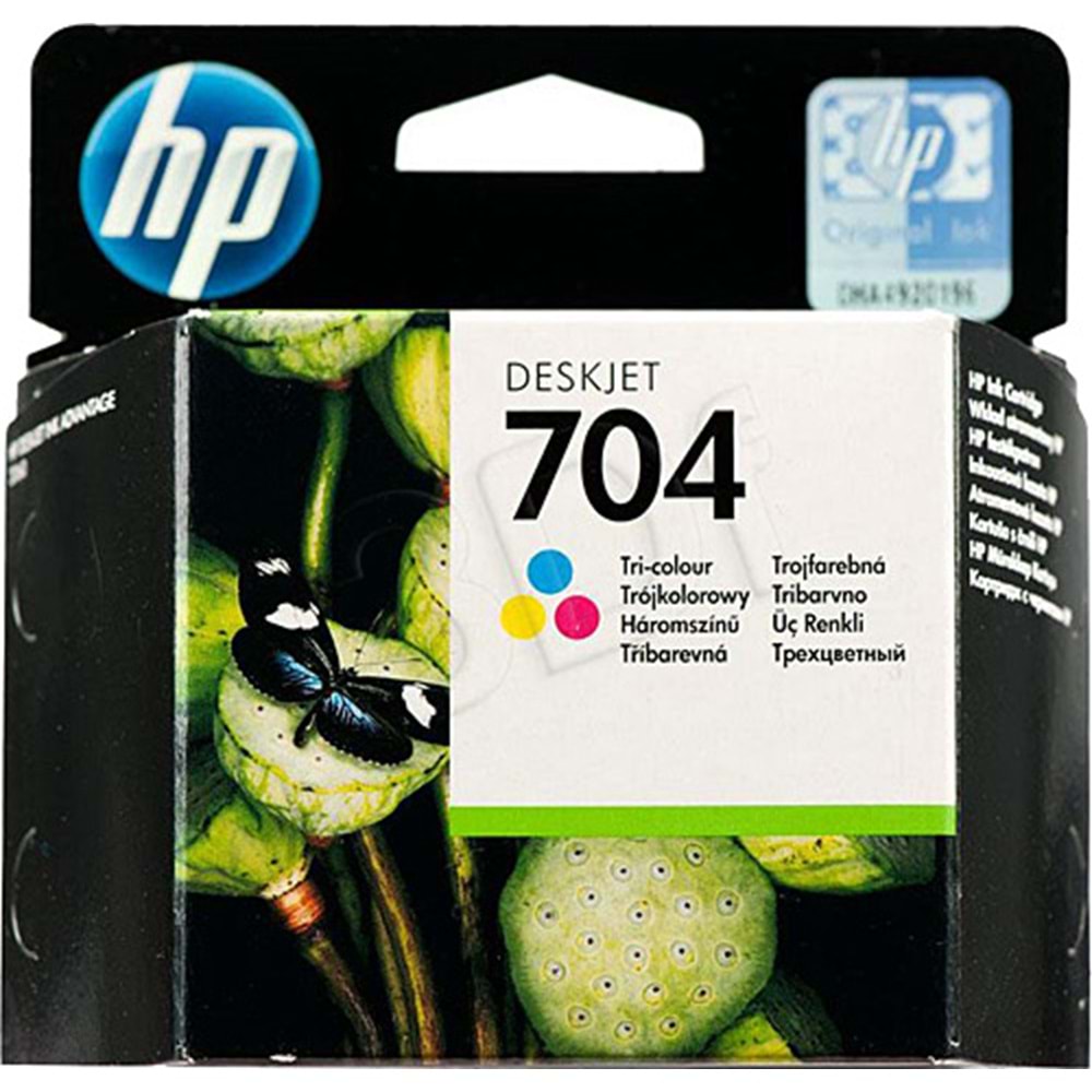 HP 704 RENKLI KARTUS