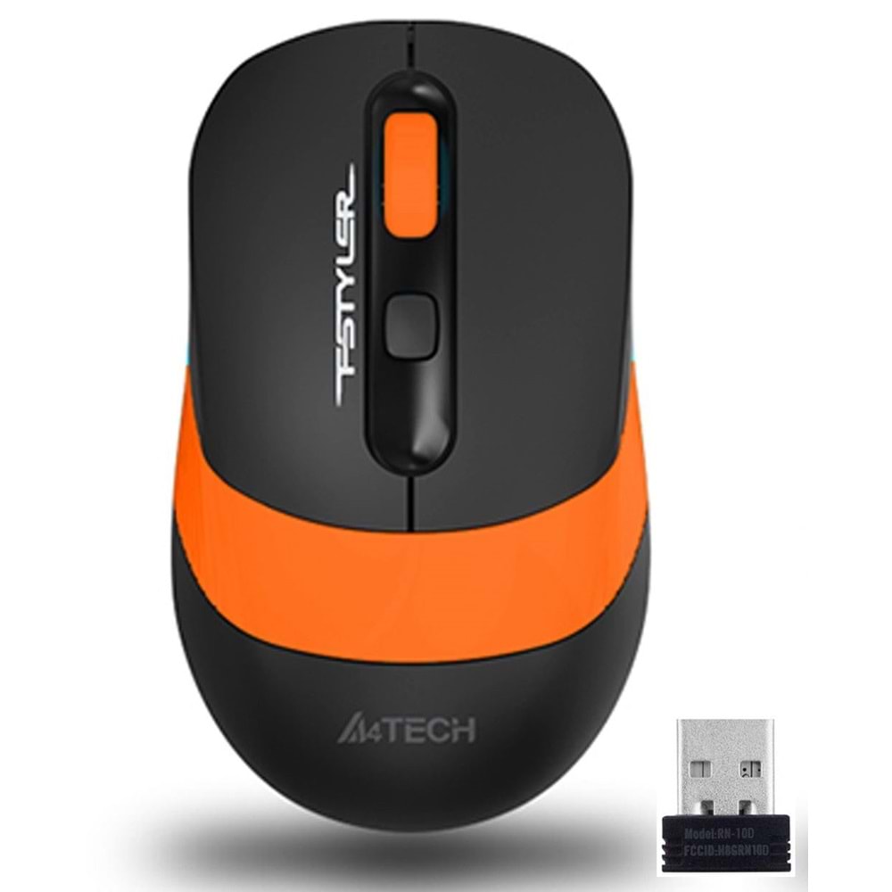 A4 TECH FSTYLER FG10 TURUNCU KABLOSUZ MOUSE