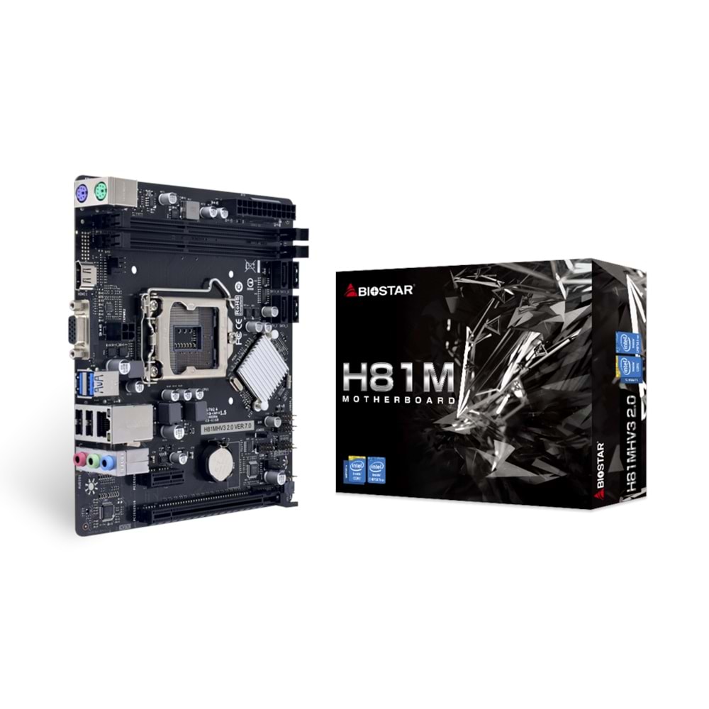 BIOSTAR H81MHV3 1150PIN DDR3 ANAKART