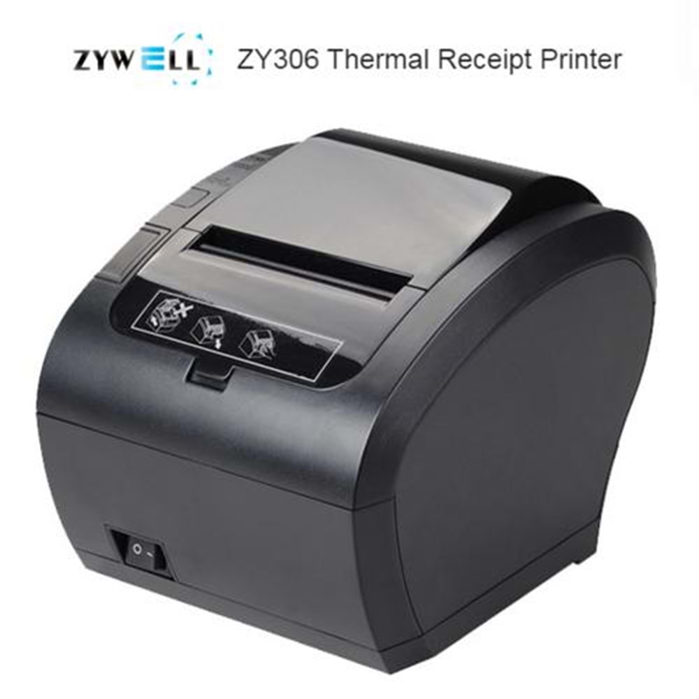 Zywell ZY-306 Fiş Yazıcı 300mm/sn Usb- Ethernt-Seri