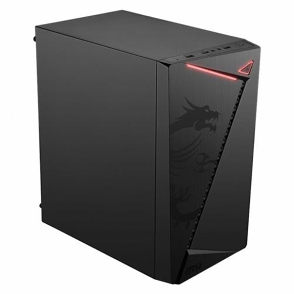 MSI MAG SHIELD M301 Mesh Micro Atx Oyuncu Kasa PSU YOK340x210x440mm/1x120mm