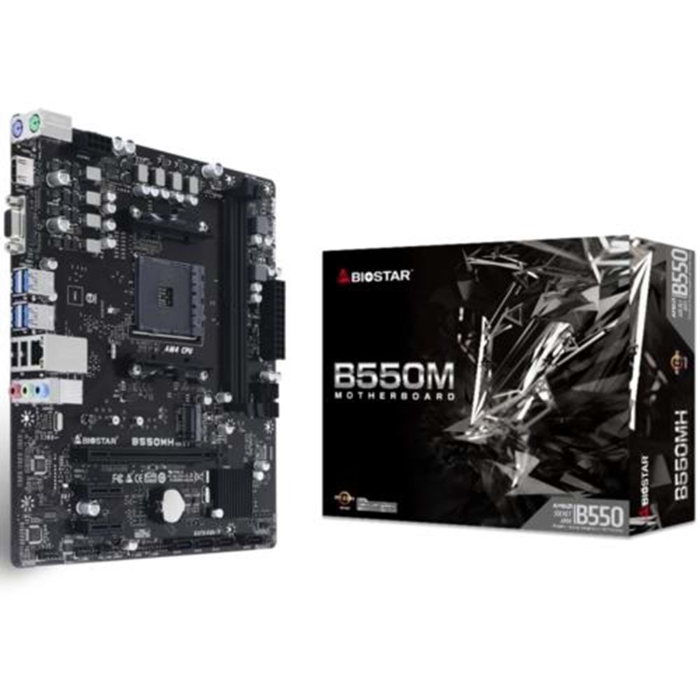 Biostar B550MH 4933Mhz OC S+V+GL DDR4 AM4 (mATX)