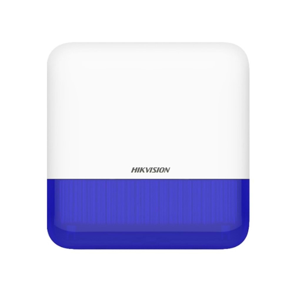 Hikvision DS-PS1-E-WE Kablosuz Harici Siren (MAVİ)