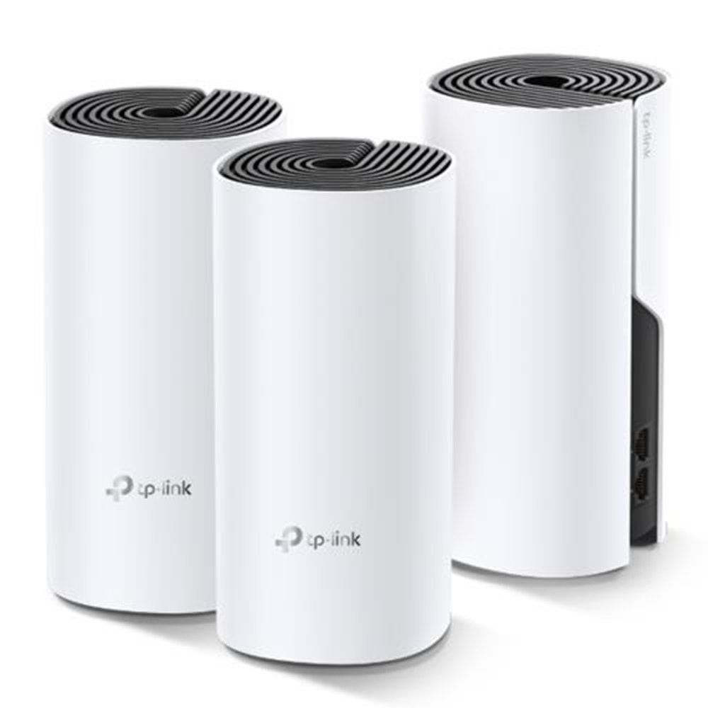 TP-Link Deco E4 3P AC1200 Mesh Router (Üçlü) Paket