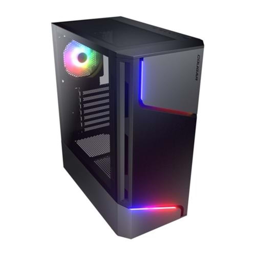 Cougar MX360 RGB Mid Tower Kasa PSU YOKATX, Micro ATX, Mini ITX