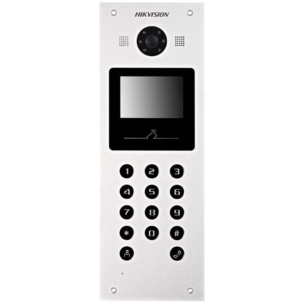 HIKVISION DS-KD3003-E6 APARTMAN TİPİ IP İNTERKOM DIŞ ÜNİTE