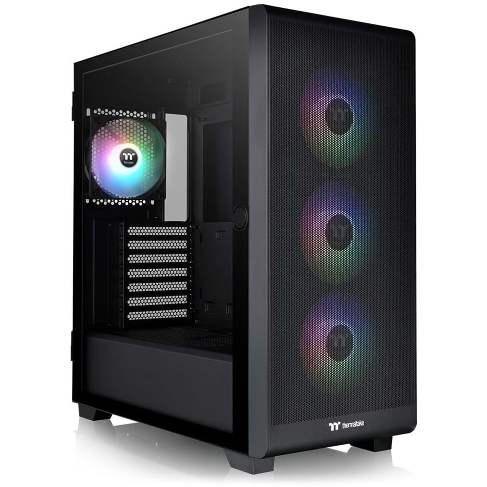 Thermaltake S250 Black 750W 80+ Bronze Tempered Glass ARGB USB 3.0 ATX Mid Tower Kasa