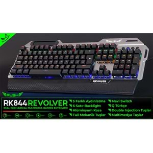 RK844 RUSH Revolver Oyuncu Klavyesi