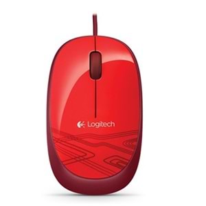 LOGITECH M105 KABLOLU MOUSE KIRMIZI