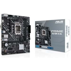 ASUS PRIME H610M-K DDR4 S+V+GL 1700 PIN ANAKART