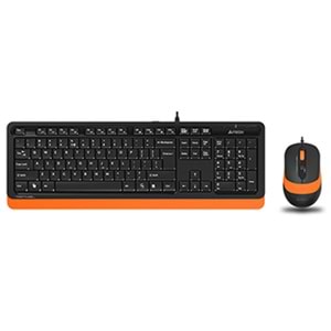 A4 Tech F1010 MM Klavye Mouse Set Beyaz USB