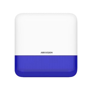 Hikvision DS-PS1-E-WE Kablosuz Harici Siren (MAVİ)