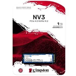 KINGSTON 1TB NV3 SNV3S/1000G 6000/4000MB/S M.2 NVMe PCIe 4.0