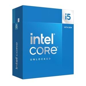 Intel i5-14600K 3.5 GHz 5.3 GHz 24MB LGA1700PL2 20MB,VGA'lı,Fan'sız,125 W TDP/ Max TDP 181 W