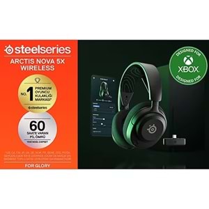 Steelseries Arctis NOVA 5X KABLOSUZ SIYAH GAMING KULAKLIK
