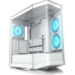 Cougar CGR-58M6W-RGB FV270 RGB Beyaz Mid Tower KasaMini ITX/Mikro ATX/ATX/CEB/E-ATX