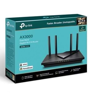 TP-Link Archer AX55 Pro 3000Mbps Wi-Fi6 DualBand Gigabit Router