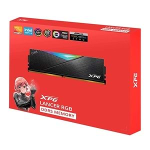 XPG Lancer 48GB (2x24GB) DDR5 6800MHz DUAL AX5U6800C3424G-DCLARBK Siyah/CL34/RGB