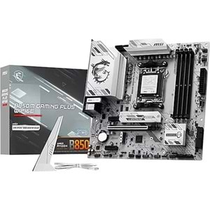 MSI B850M GAMING PLUS WIFI6E DDR5 AM5 8200MHZ(OC) HDMI DP 2X M.2 USB 10GBS 2.5G LAN WI-FI 6E MATX