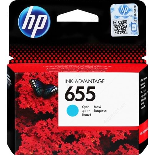 HP 655 MAVI KARTUS