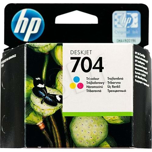 HP 704 RENKLI KARTUS