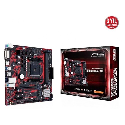 ASUS B450M-DRAGON AMD AM4 ANAKART