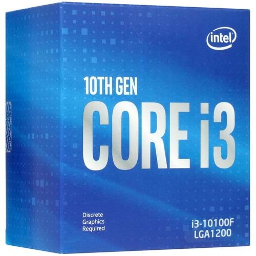 INTEL I3-10100F 3.6GHZ-4.3GHZ 6MB CACHE 1200 PIN ISLEMCI