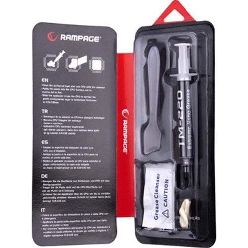 RAMPAGE TM-220 2GR TERMAL MACUN YUKSEK ERFORMANS 11W/M.K