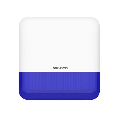 Hikvision DS-PS1-E-WE Kablosuz Harici Siren (MAVİ)