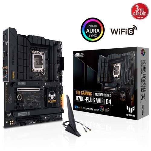 Asus TUF GAMING B760-PLUS WIFI D4 Intel 1700p DDR4 5333