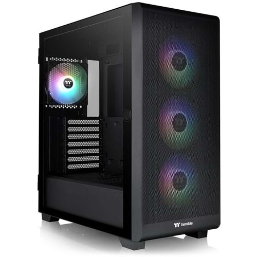 Thermaltake S250 Black 750W 80+ Bronze Tempered Glass ARGB USB 3.0 ATX Mid Tower Kasa