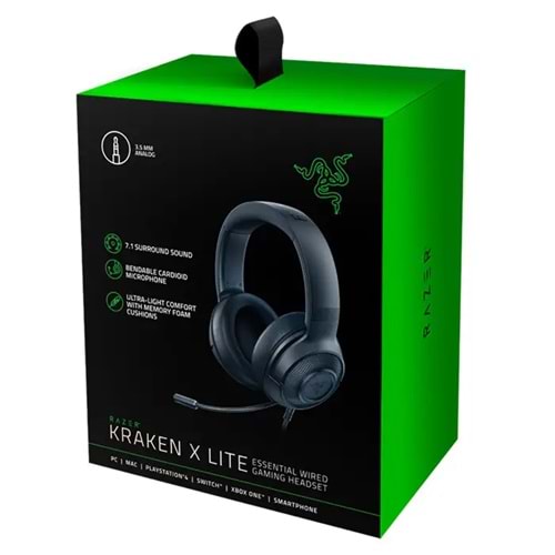 RAZER RZ04-02950100-R381 Kraken X Lite Kbl. Kulakl
