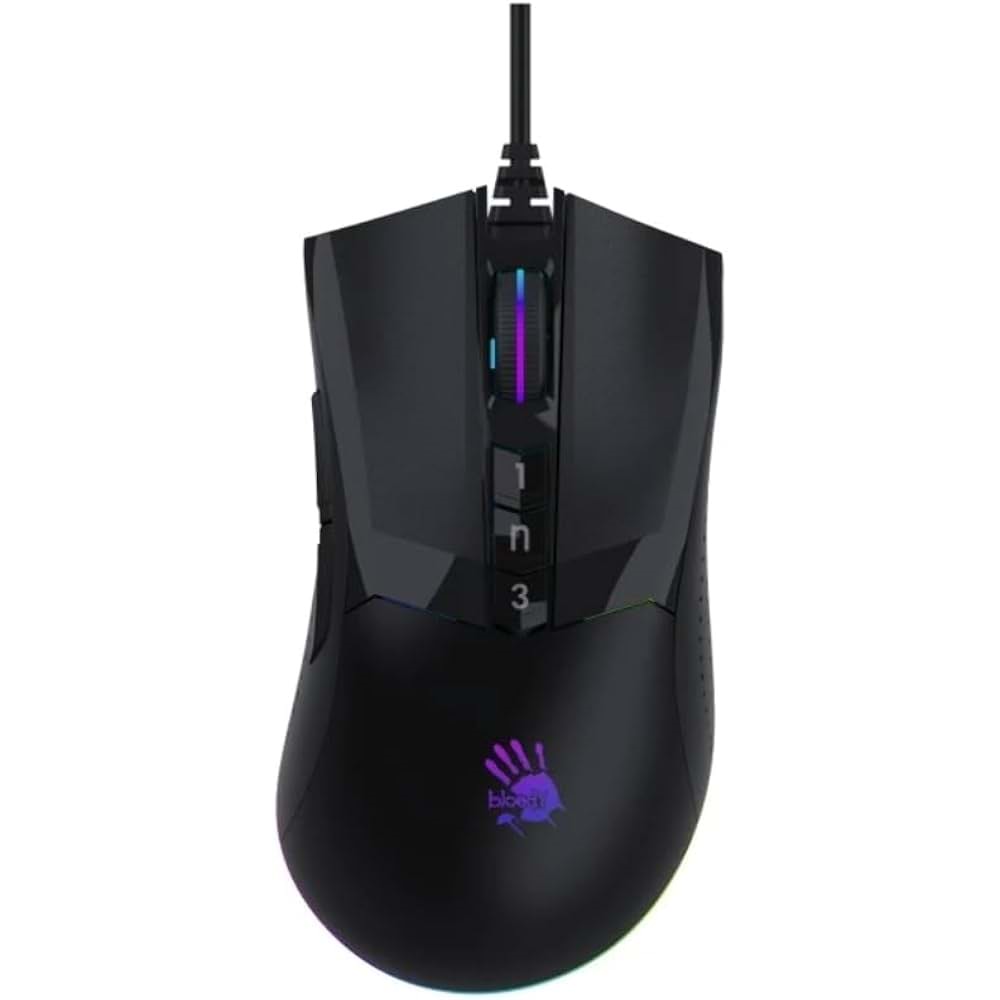 BLOODY W90 MAX S.BLACK 10K CPI OPT.RGB-UC3&4 AKTİF