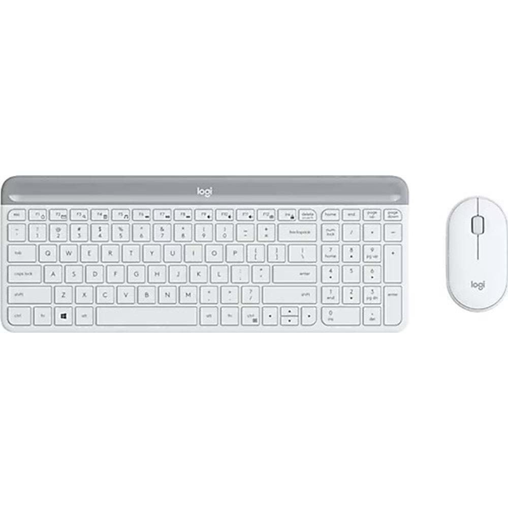 LOGITECH MK470 KABLOSUZ KLAVYE & MOUSE SETİ BEYAZ 920-009436