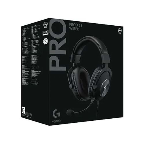 Logitech G PRO X SE Kablolu Gaming Headset Siyah 981-001470